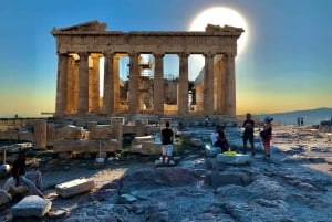Aten: Akropolis guidad tur på spanska utan biljetter