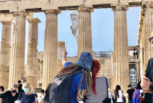 Ateny: wycieczka z przewodnikiem po Akropolu w języku hiszpańskim bez biletów