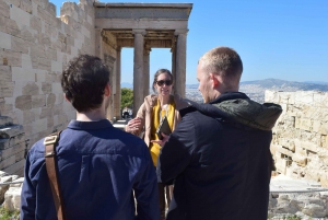 Atenas: La Acrópolis Visita guiada a pie en neerlandés