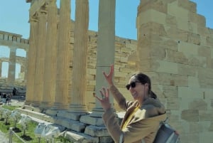 Atene: Tour guidato a piedi dell'Acropoli in lingua tedesca
