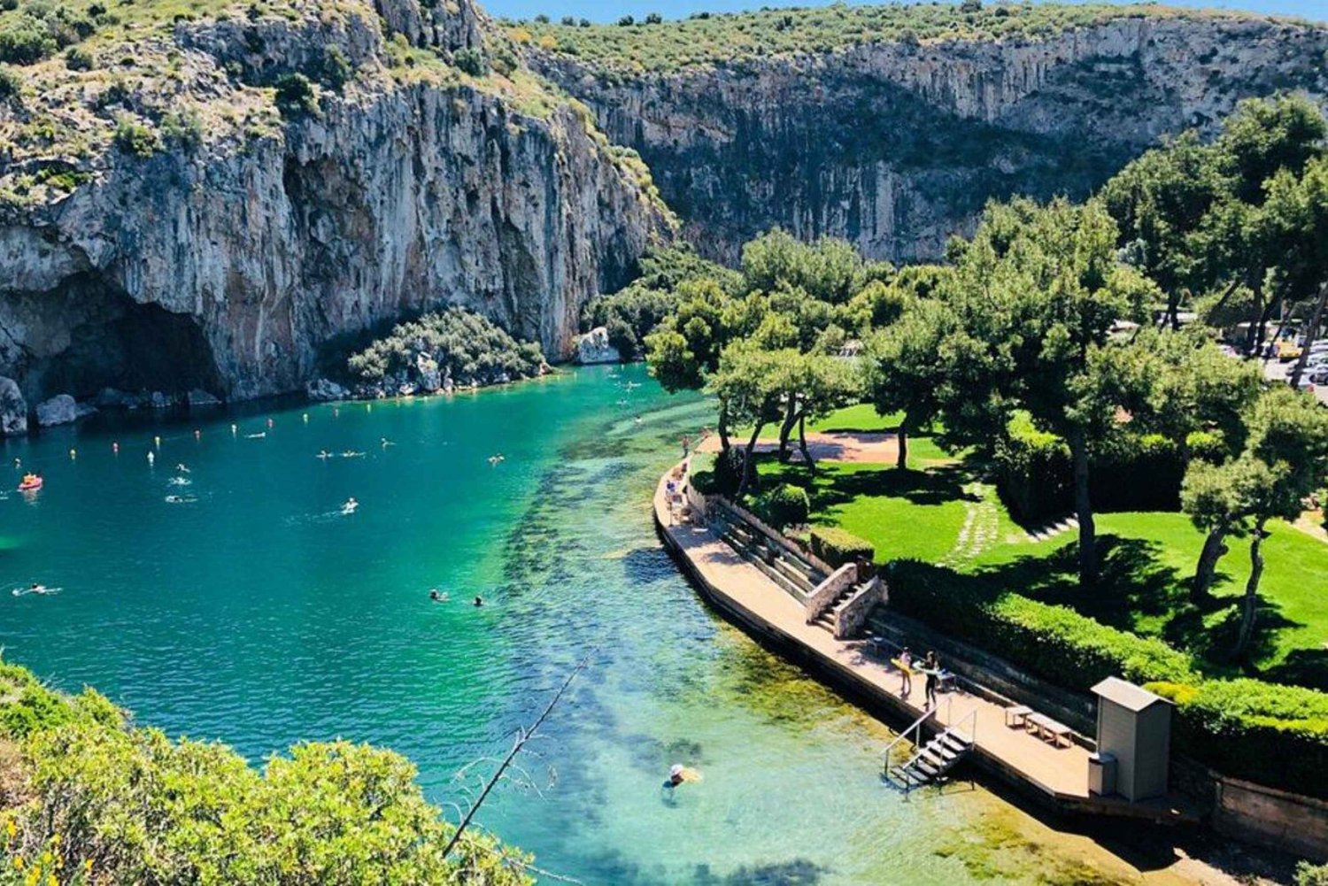 Athens: Thermal Spa Lake & Cape Sounion Day Trip