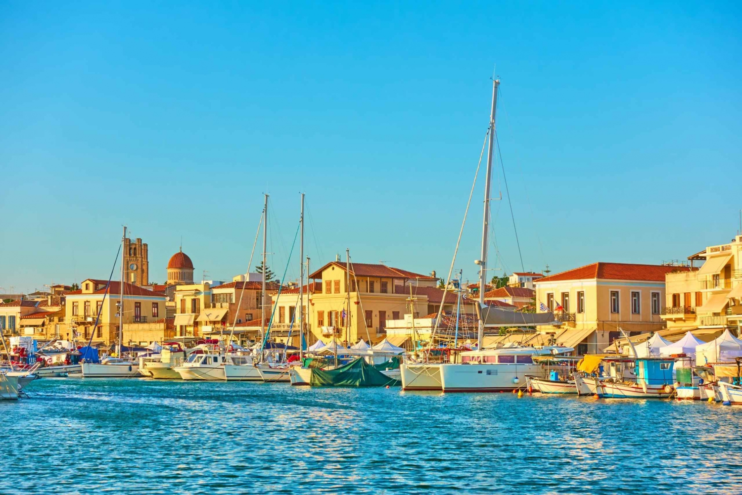 Athènes - Égine 5H en yacht privé