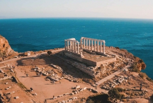 Ateny do Sounio: zwiedzanie świątyni Posejdona (4 godziny)