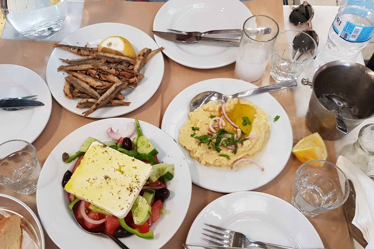 Athene: traditioneel Grieks eten en wandeltocht