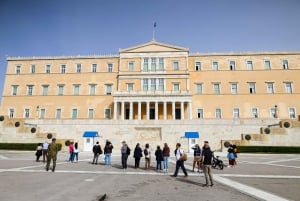 Athen: Rejser i tiden: En lille gruppe på en guidet tur på E-bike