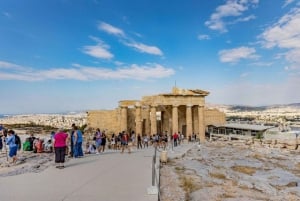 Evita las multitudes: Visita guiada vespertina a la Acrópolis y el Museo