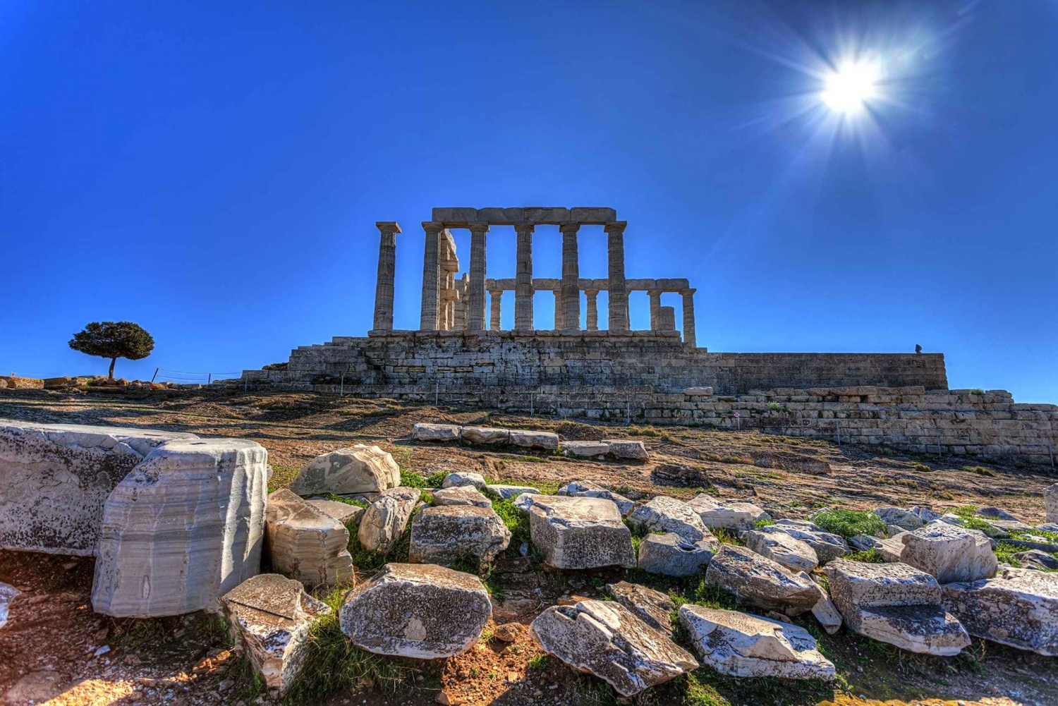 De Atenas: Excursão particular ao Cabo Sounio e ao Templo de Poseidon