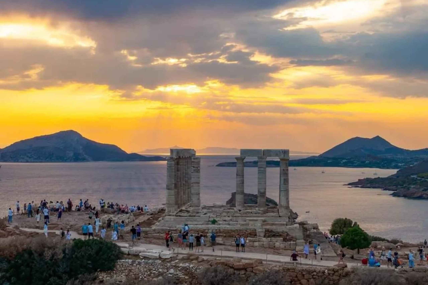 Visite privée du Cap Sounio et du Temple de Poséidon au départ d'Athènes