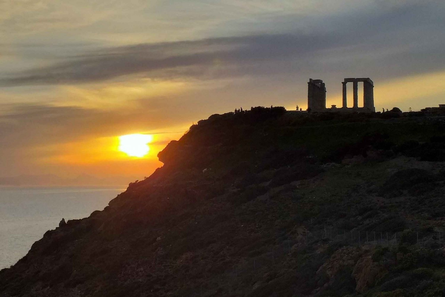 Kaap Sounion semi-privé tour bij zonsondergang