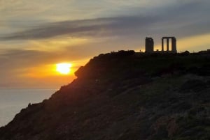 Kaap Sounion semi-privé tour bij zonsondergang