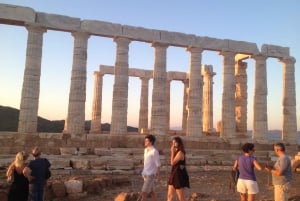 From Athens: Cape Sounion & Temple of Poseidon Sunset Tour