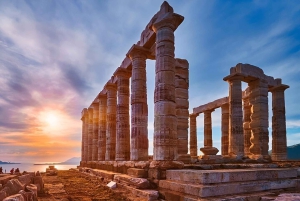 Kap Sounion, Poseidon-templet, Athens Riviera Privat tur