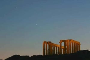 Kap Sounion med guidad tur till Poseidons tempel