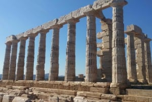 Tour di Capo Sunio e visita guidata del tempo di Poseidone