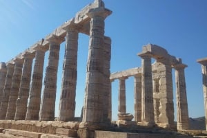 Kap Sounion med guidad tur till Poseidons tempel