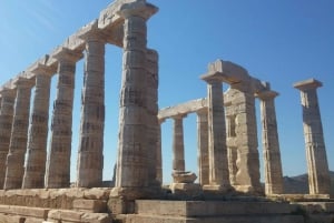 Cabo Sunión y tour guiado al templo de Poseidón