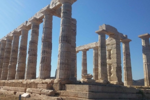 Cabo Sunión y tour guiado al templo de Poseidón