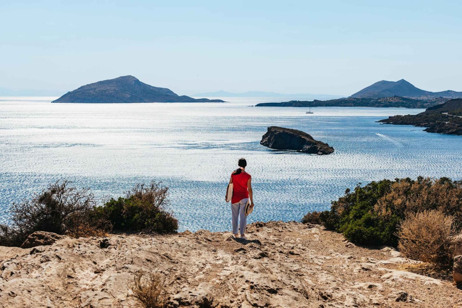 Cape Sounion with Official Guide to the Temple of Poseidon