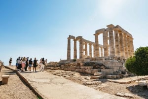 Cape Sounion with Official Guide to the Temple of Poseidon