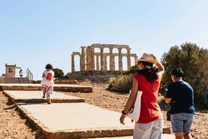 Cape Sounion with Official Guide to the Temple of Poseidon