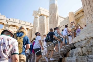 Combo: Acropolis Ticket & Saronic Swimming Cruise Experience