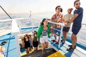 Combo: Acropolis Ticket & Saronic Swimming Cruise Experience