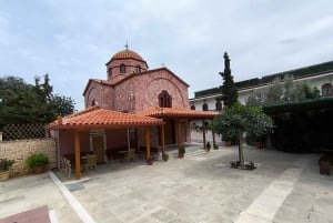 Daily Tour on Aegina sights by SUV and swimming in the sea