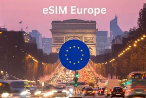 eSIM Eurooppa ja Yhdistynyt kuningaskunta matkustajille