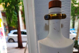 Esperienza di olio extravergine di oliva con vino ed erbe aromatiche