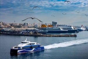 Färjeresa mellan Aten och Poros