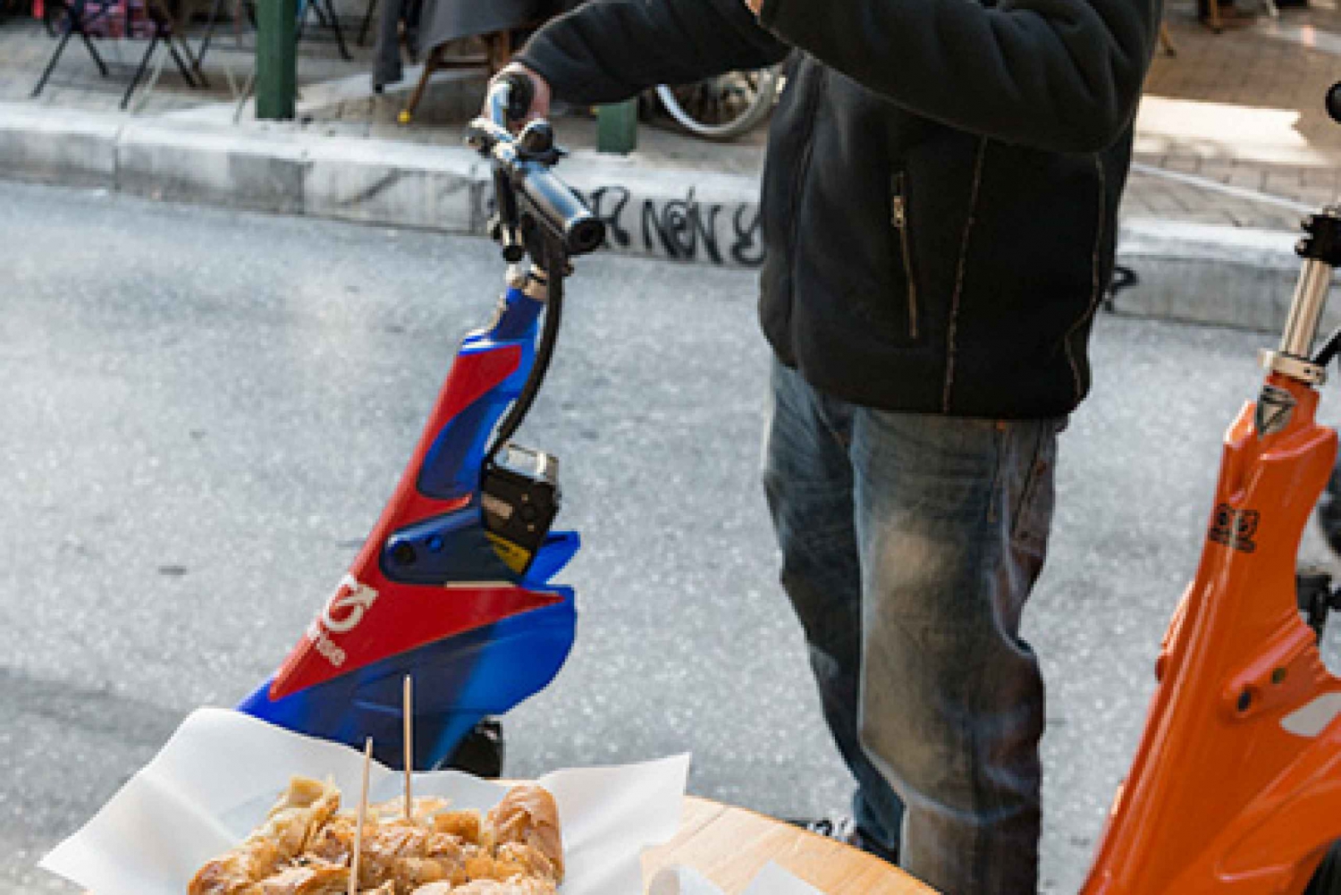 Athens: Food Tasting Tour on a Trikke Vehicle