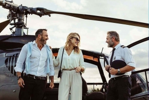 From Amanzoe: One-Way Helicopter Flight to Athens or Islands