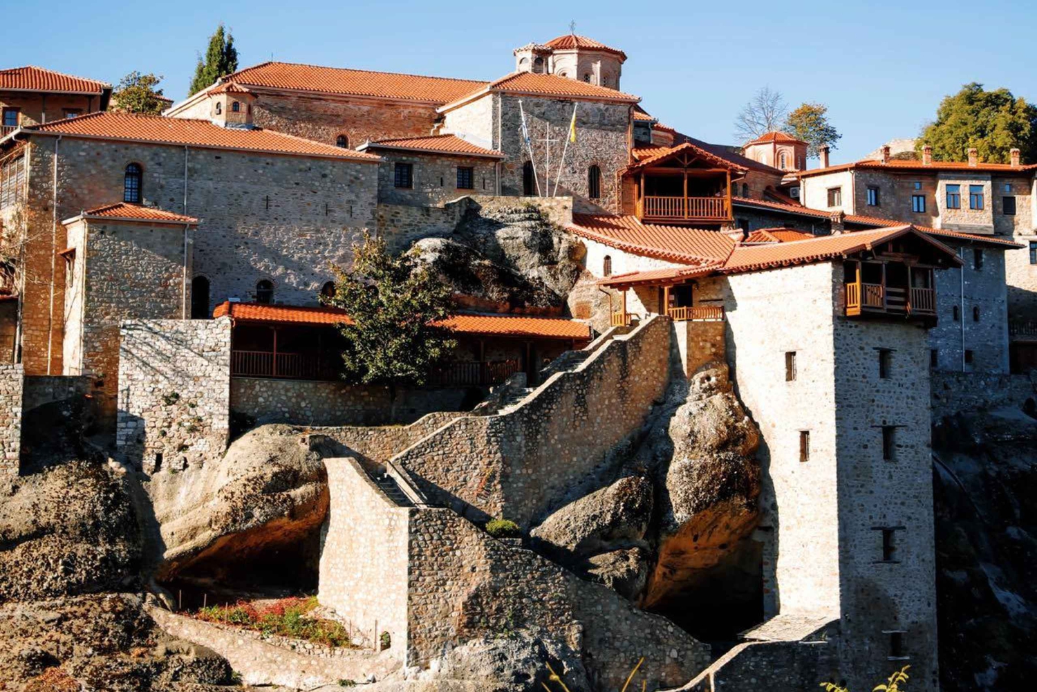 De Atenas: 2 dias em Delfos e Meteora 【Guia turístico chinês】