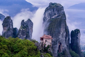 From Athens: 2-Day Scenic Rail Trip to Meteora with Hotel