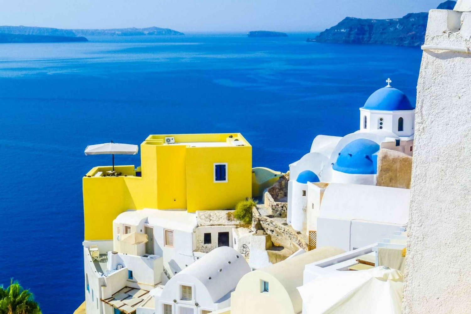 De Atenas: Excursão de 2 dias a Santorini com alojamento