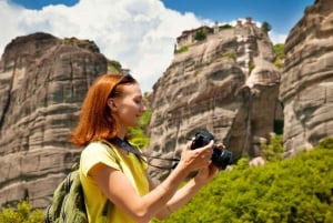 Fra Athen: 2-dagers naturskjønn togtur til Meteora med hotell