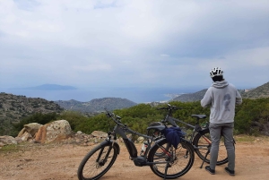 Depuis Athènes : Excursion à vélo électronique sur l'île d'Égine avec billets de ferry