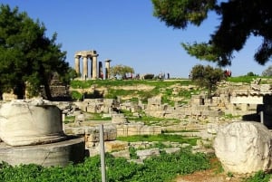 アテネ発：古代コリントス プライベート 1 日ツアー & オーディオ ツアー
