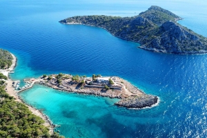 From Athens: Athens Riviera Swimming Cruise with Buffet & DJ