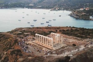 Da Atene: Gita di un giorno a Capo Sounion al tramonto
