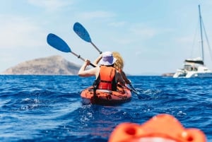 Da Atene: Tour guidato di Capo Sounion in kayak con pranzo