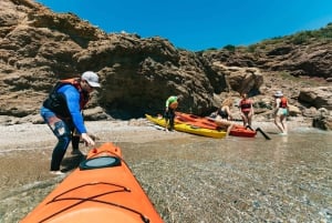 Da Atene: Tour guidato di Capo Sounion in kayak con pranzo