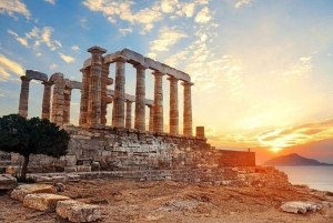 From Athens: Cape Sounion Private Day Trip at Sunset