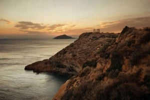 Fra Athen: Kap Sounion privat dagstur ved solnedgang