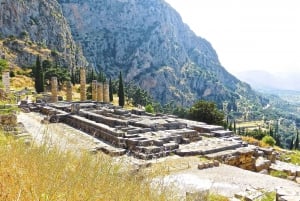 From Athens: City, Delphi, Meteora, and Santorini Tour
