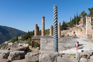 From Athens: City, Delphi, Meteora, and Santorini Tour