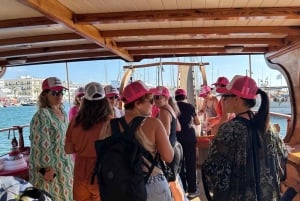Solnedgangscruise på Athen-rivieraen – Halvdag med svømning og grill om bord