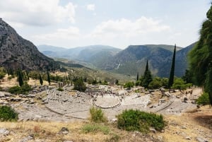 Z Aten: 2-dniowa wycieczka z przewodnikiem do Delf i Meteory