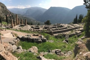 Au départ d'Athènes : Excursion d'une journée à Delphes, Arachova et Chaerone Pivate