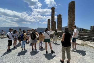 Vanuit Athene: Archeologische Site Delphi Dagtrip met gids